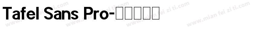 Tafel Sans Pro字体转换
